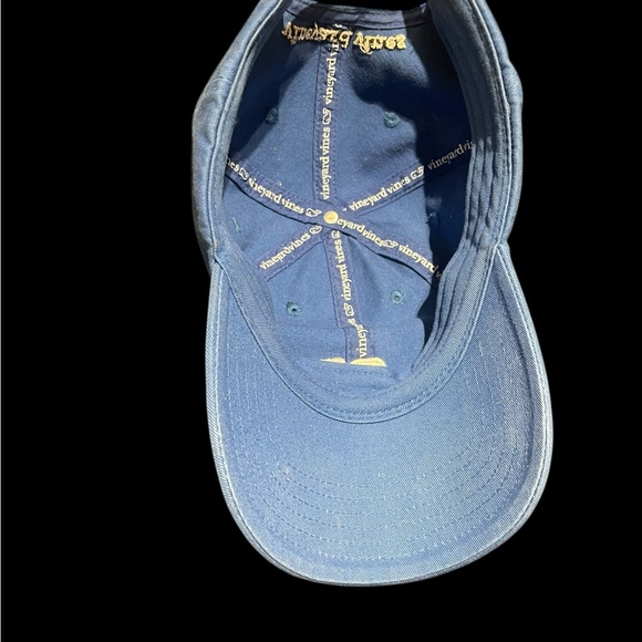 Vineyard Vines Mens Adjustable Baseball Cap Blue- Read - Picture 3 of 5